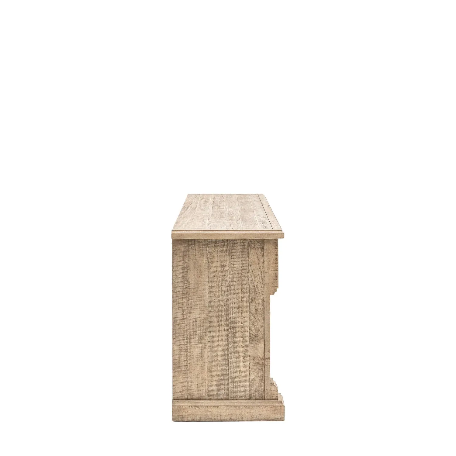 Rustic Sideboard with Storage - Brown, Pine