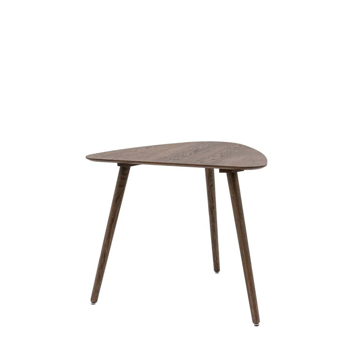 Small Oval Dining Table - Brown, Oak Veneer