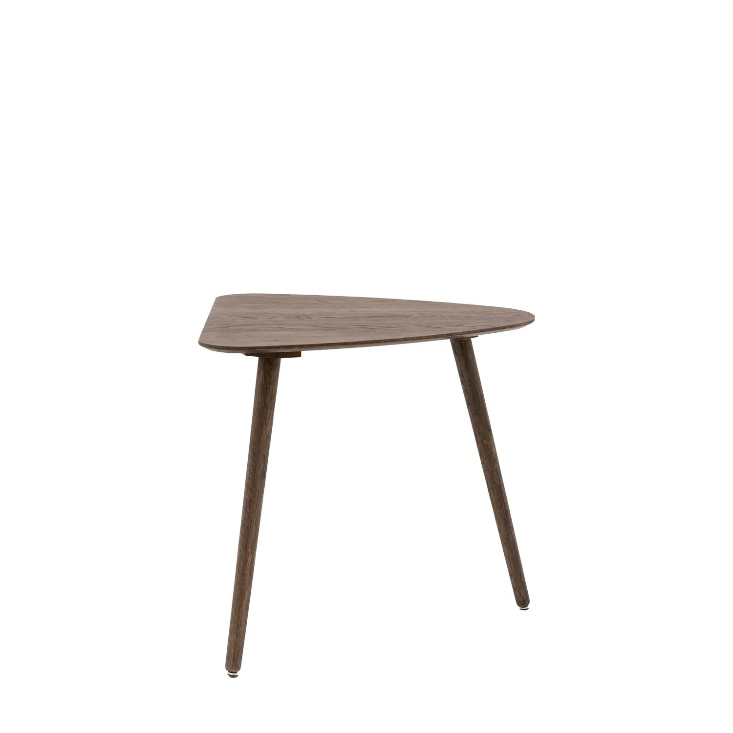 Small Oval Dining Table - Brown, Oak Veneer
