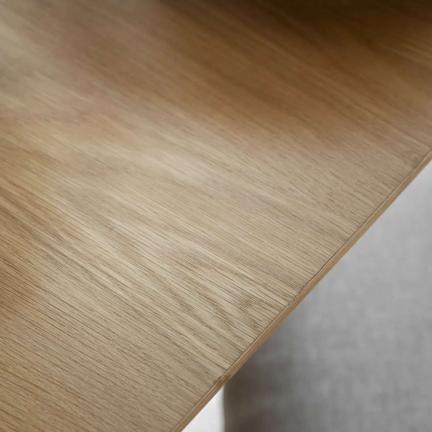 Small Square Dining Table - Brown, Oak Veneer