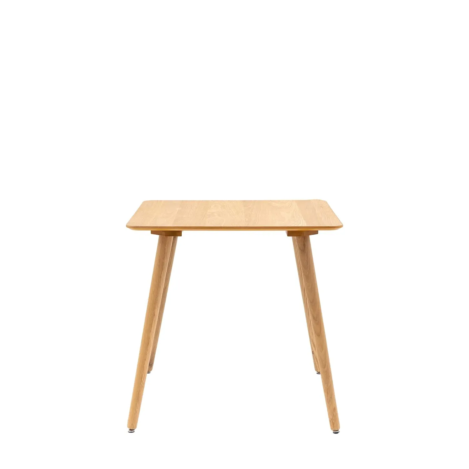 Small Square Dining Table - Brown, Oak Veneer image