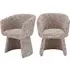 Set of 2 Tub Swivel Dining Chairs - Multi, Chenille