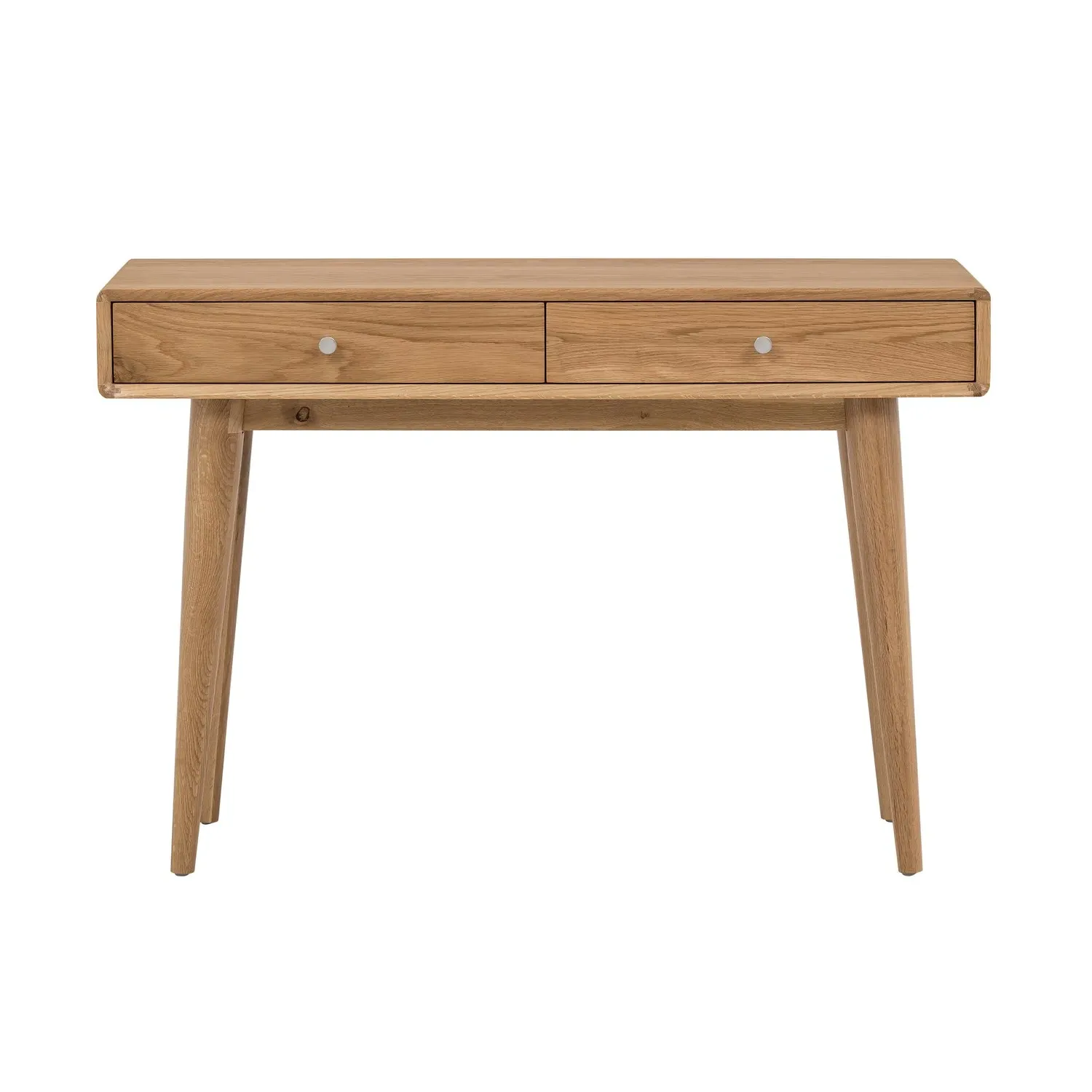 Console Table with 2 Drawers - Brown, Oak image