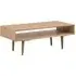 Rectangular Coffee Table with Shelf - Brown, Oak