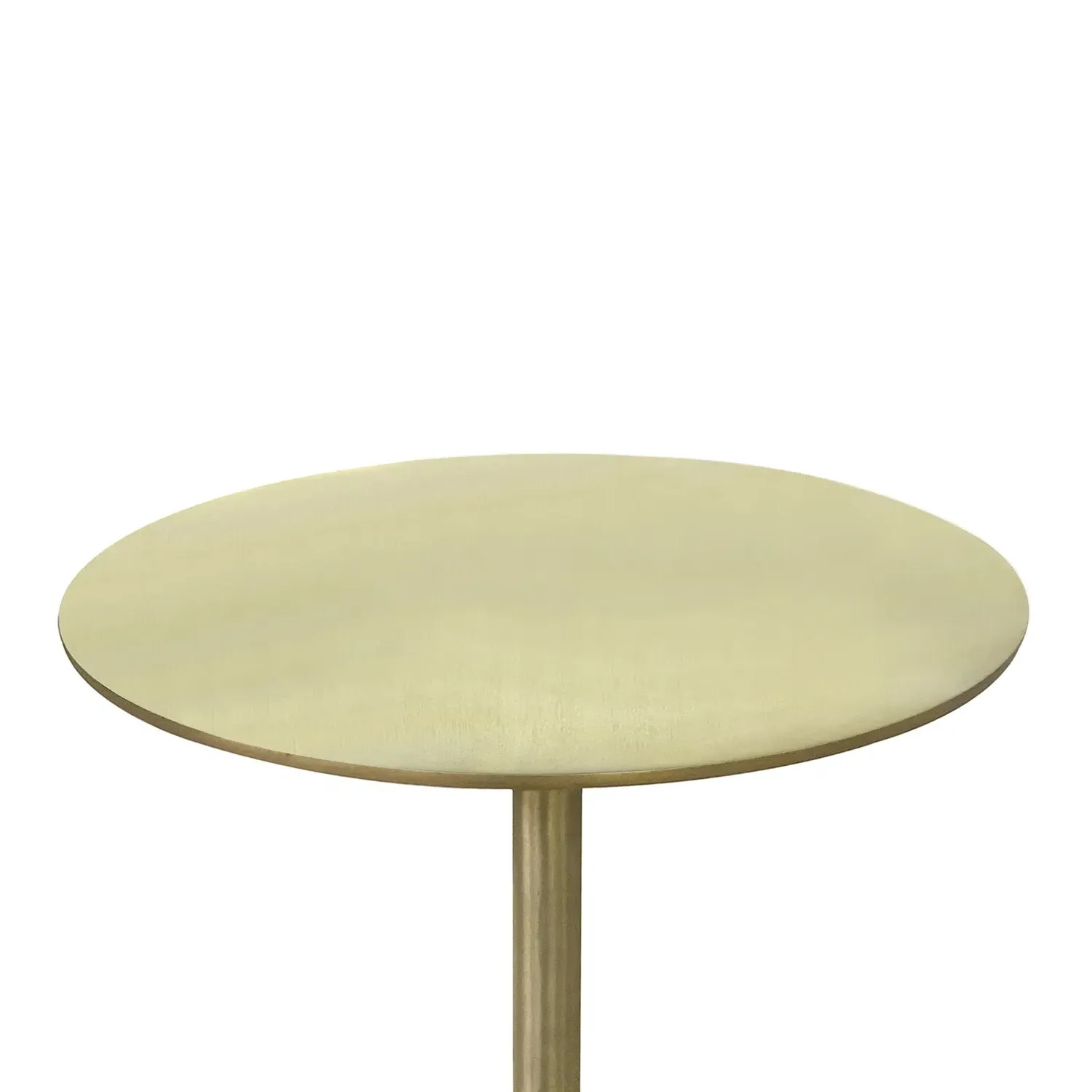 Round Side Table - Gold, Marble