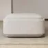 Large Storage Footstool - Cream, Boucle
