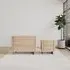 2-Piece Bedroom Set with Storage - Light Wood