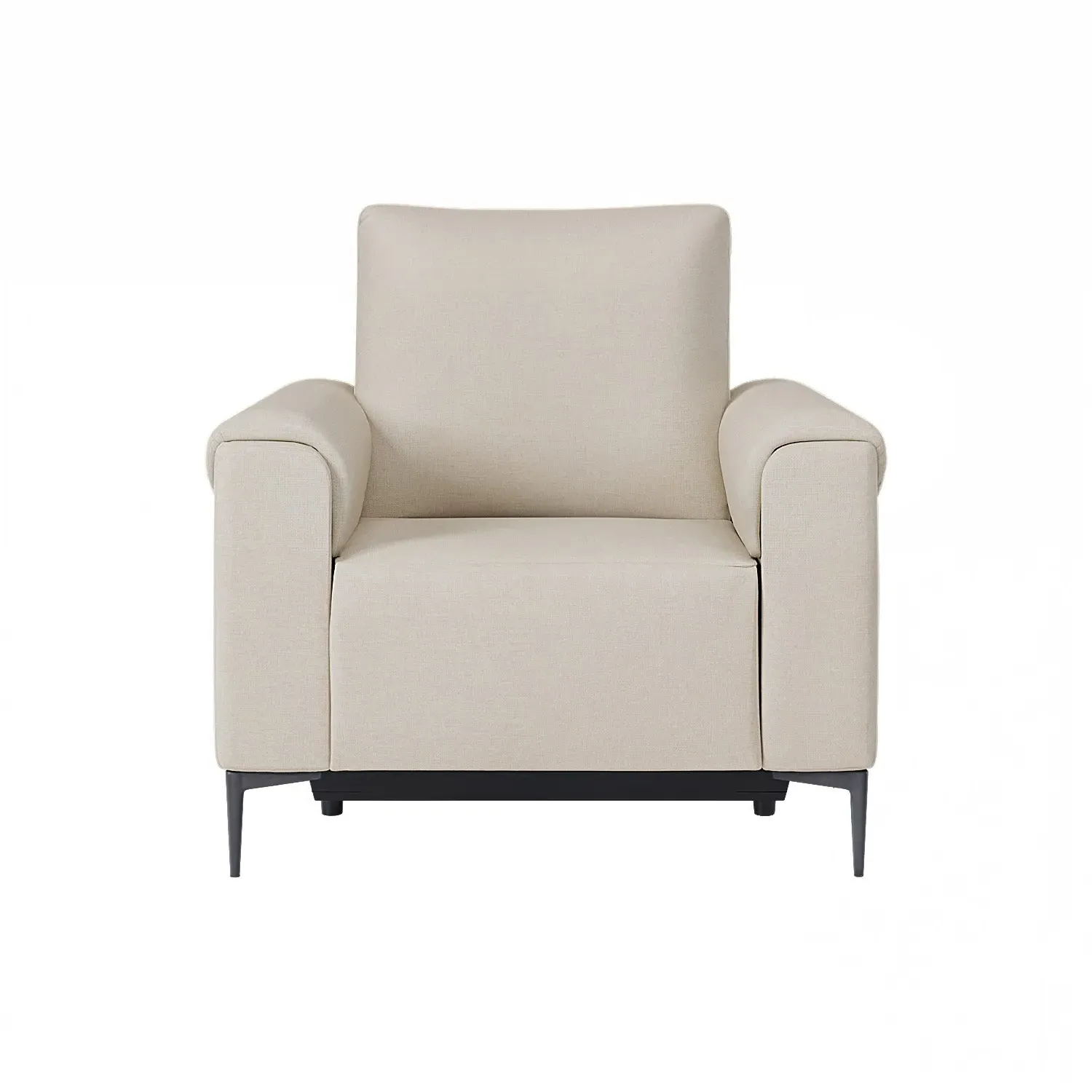 Electric Recliner Armchair with USB Ports - Beige