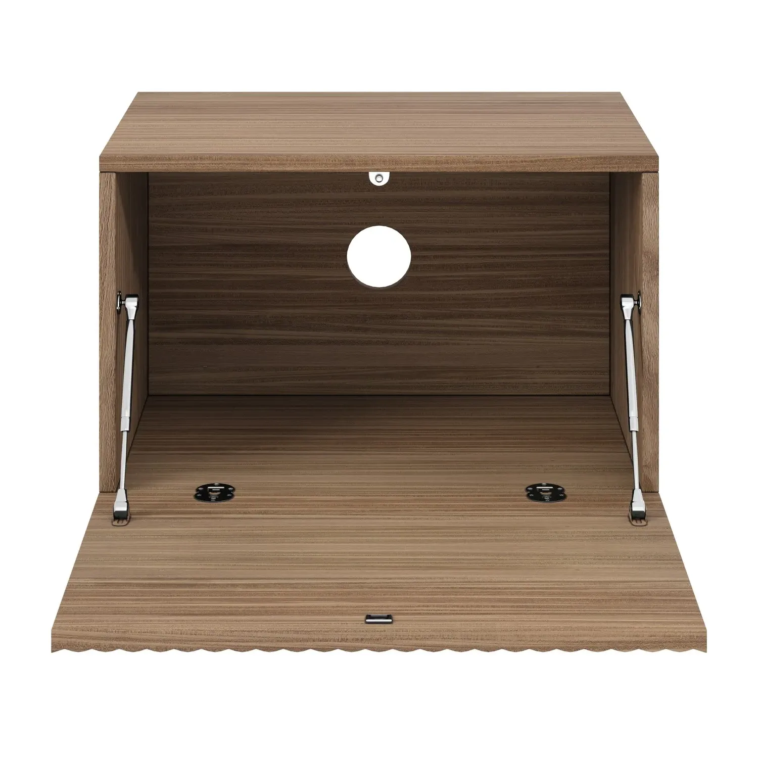 Large TV Stand with Storage - Walnut, MDF
