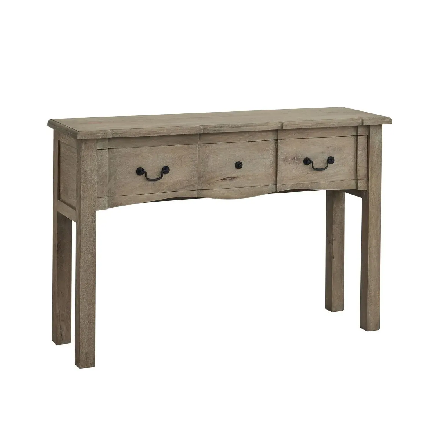 1 Drawer Console Table - Grey, Mango Wood