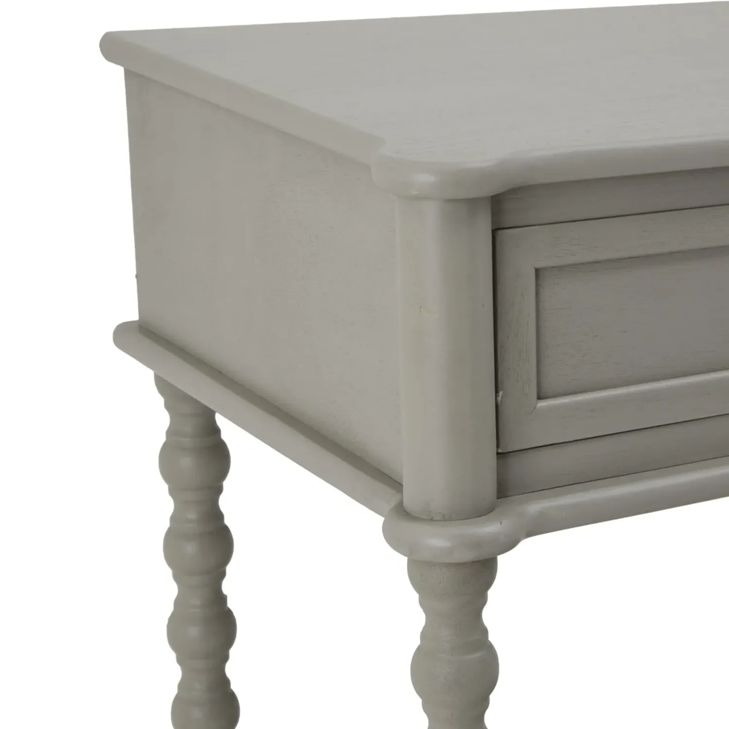 Large 2-Drawer Console Table - Taupe, Wood
