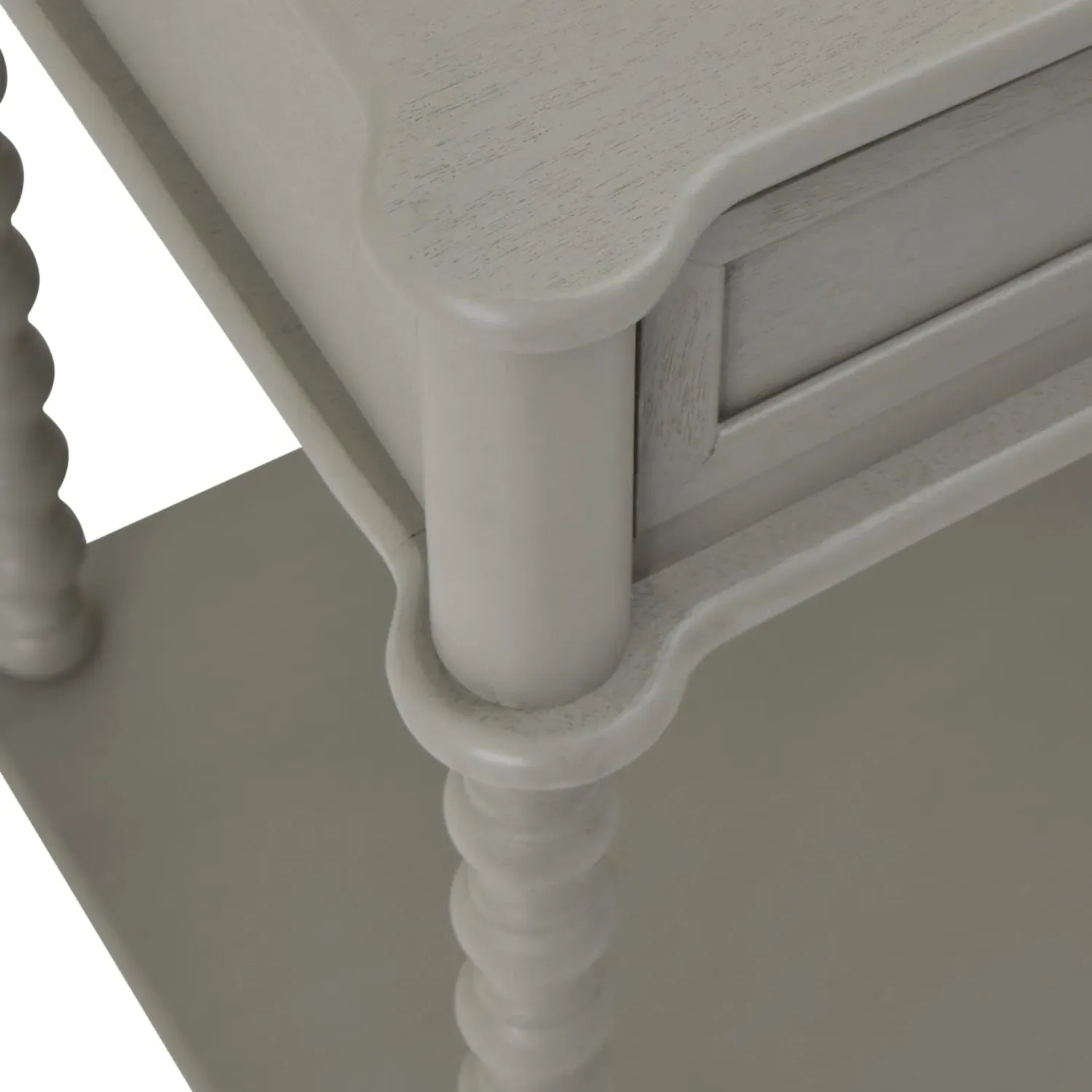 Large 2-Drawer Console Table - Taupe, Wood