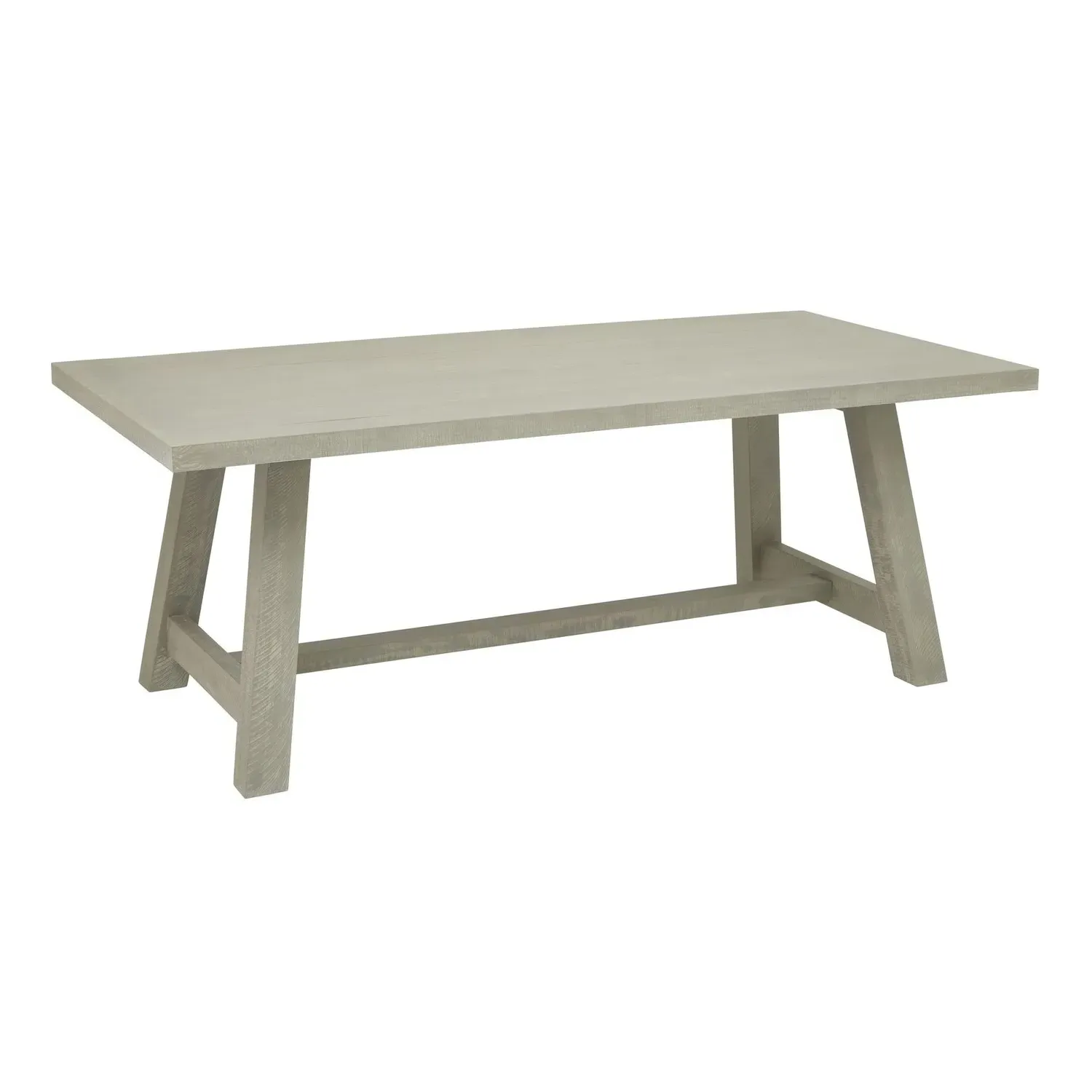 Rectangular Dining Table Seats 6 - Grey, Oak image