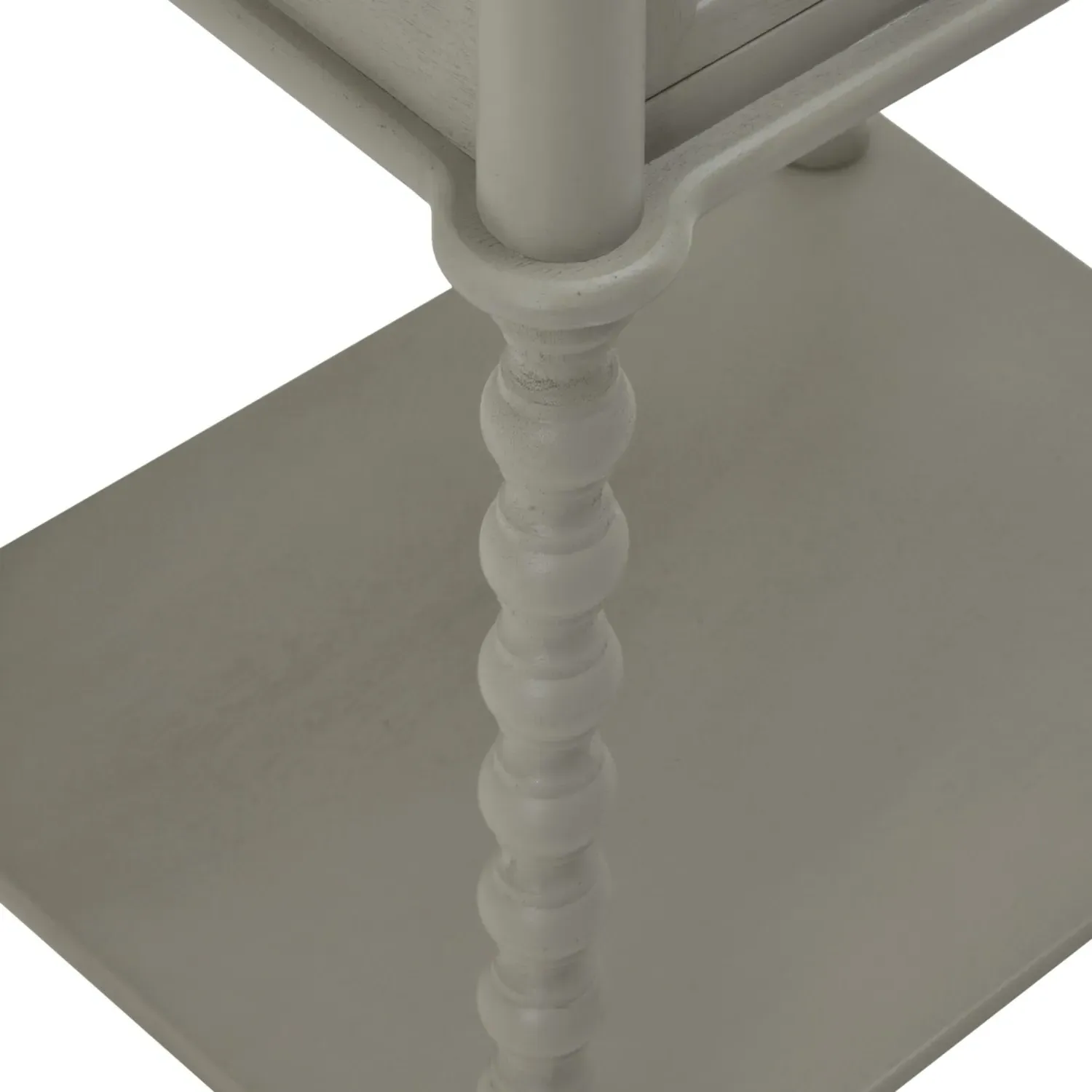 Side Table with Drawer - Taupe, Wood