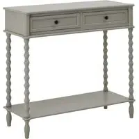 Small 2-Drawer Console Table - Taupe, Wood
