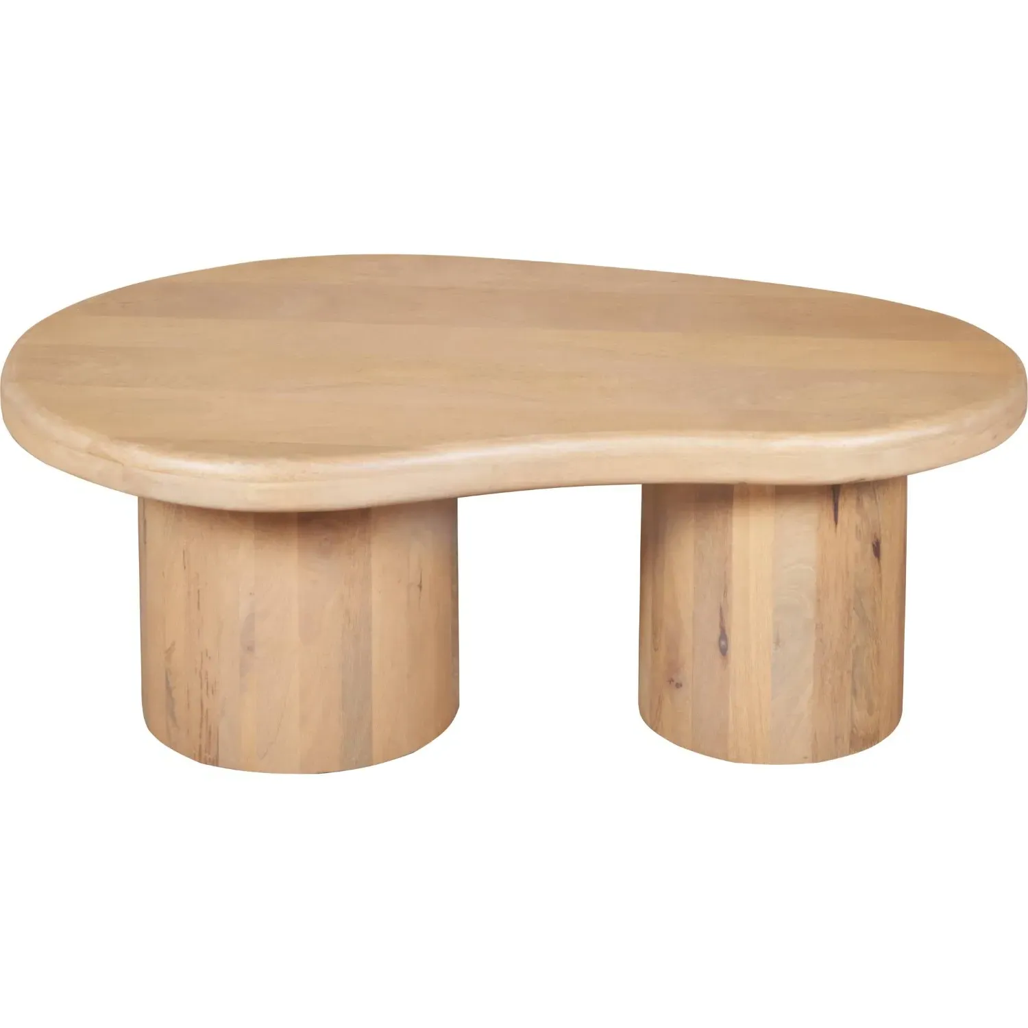 Fluted Coffee Table - Brown, Mango Wood