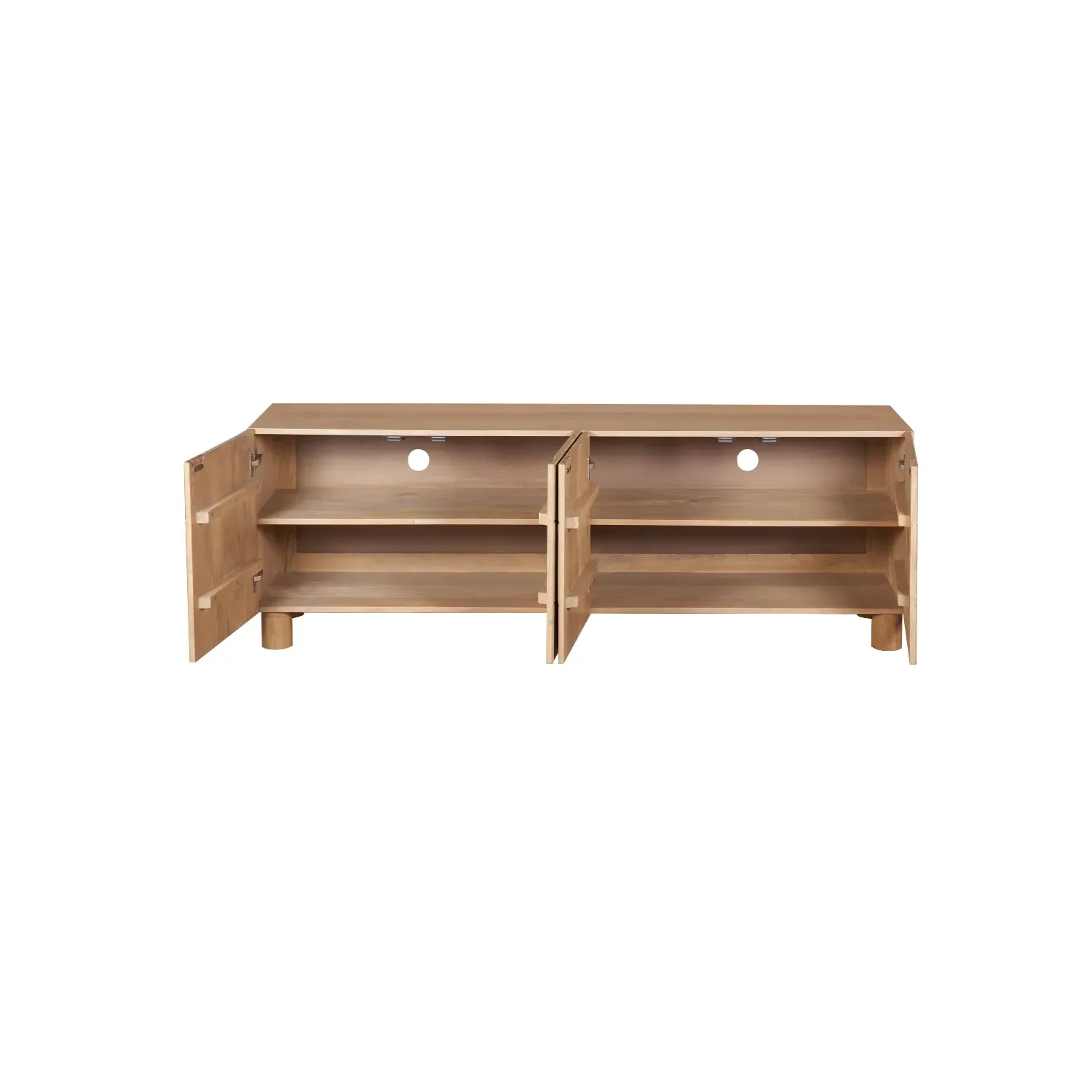Large TV Stand with Storage - Brown, Mango Wood