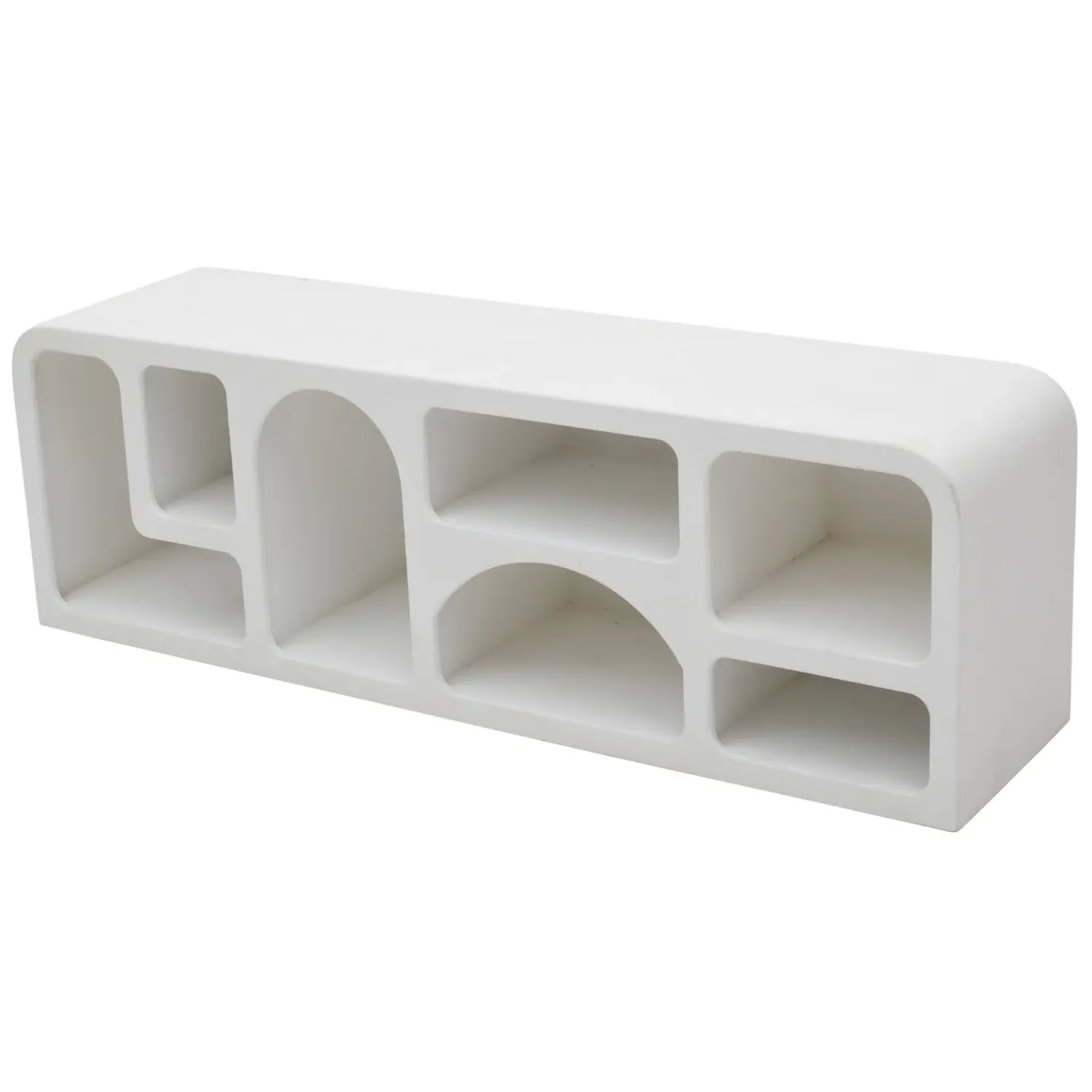 Large TV Stand with Storage - White, Engineered Wood