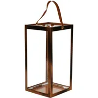 Large Tall Outdoor Lantern - Copper
