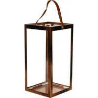 Small Tall Outdoor Lantern - Copper