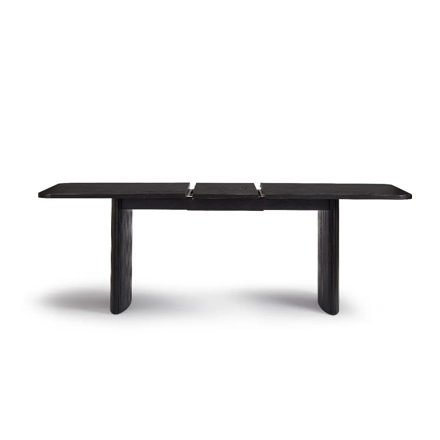 6-Seater Extendable Dining Set - Black, Oak