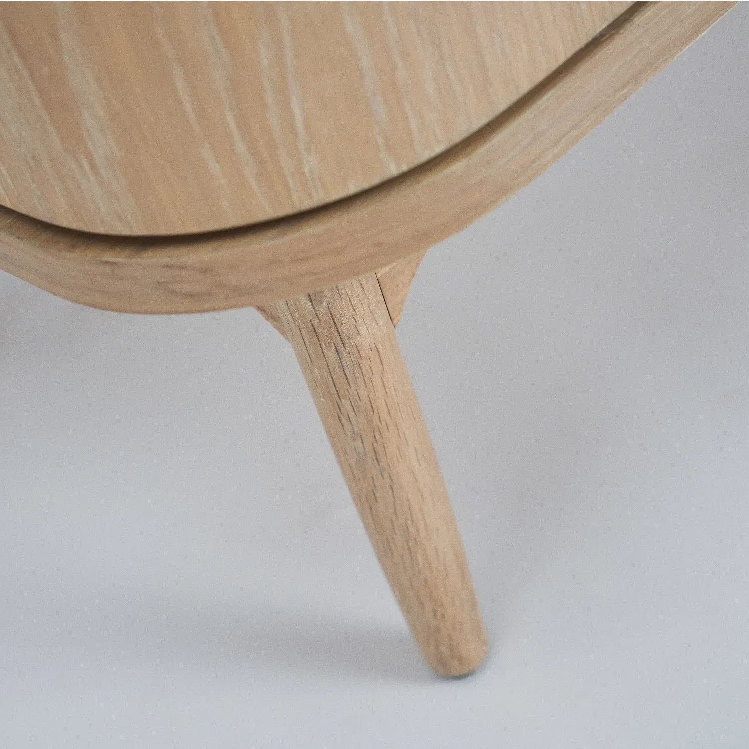 Large Curved Sideboard with Drawers - Oak Veneer