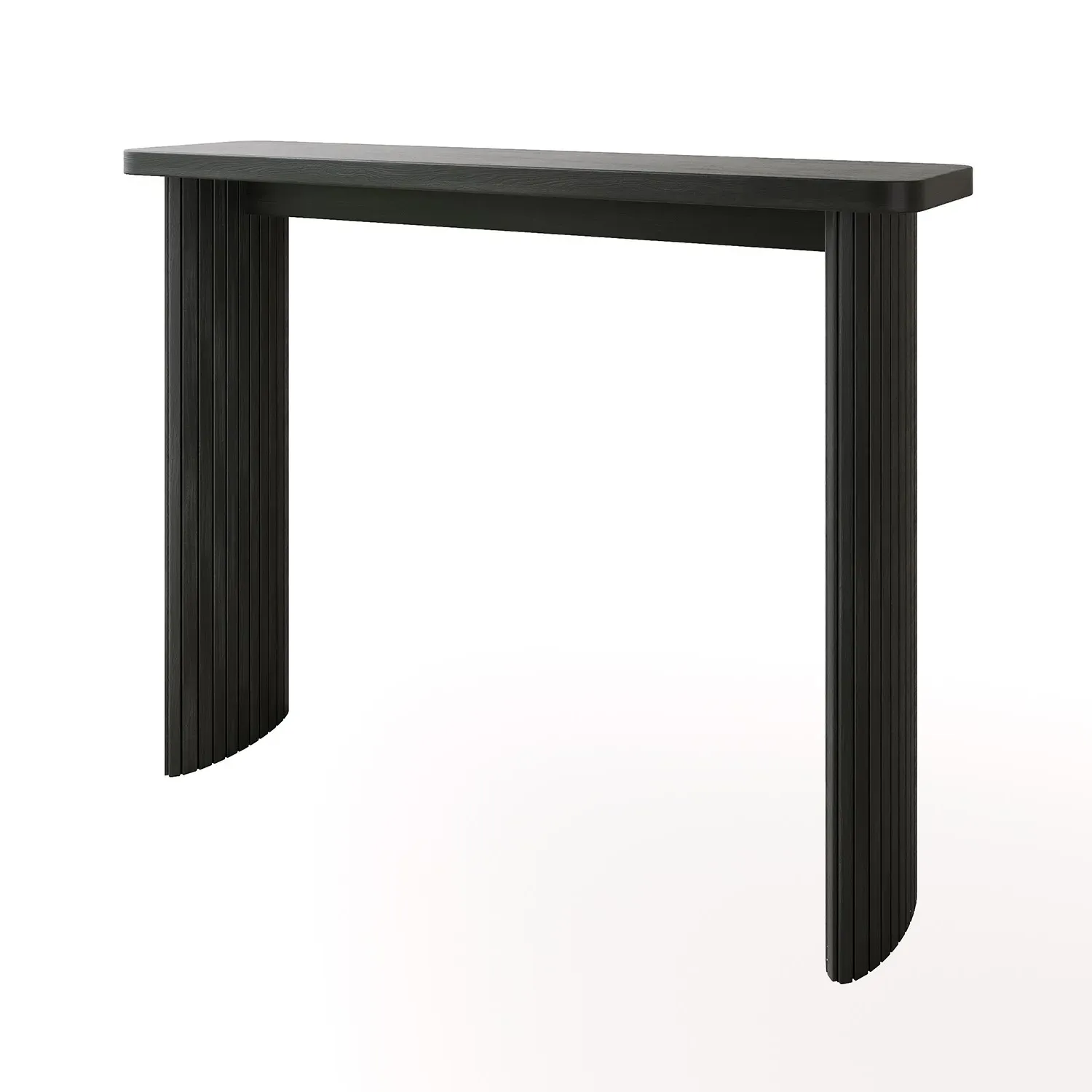Slim Console Table - Black, Oak