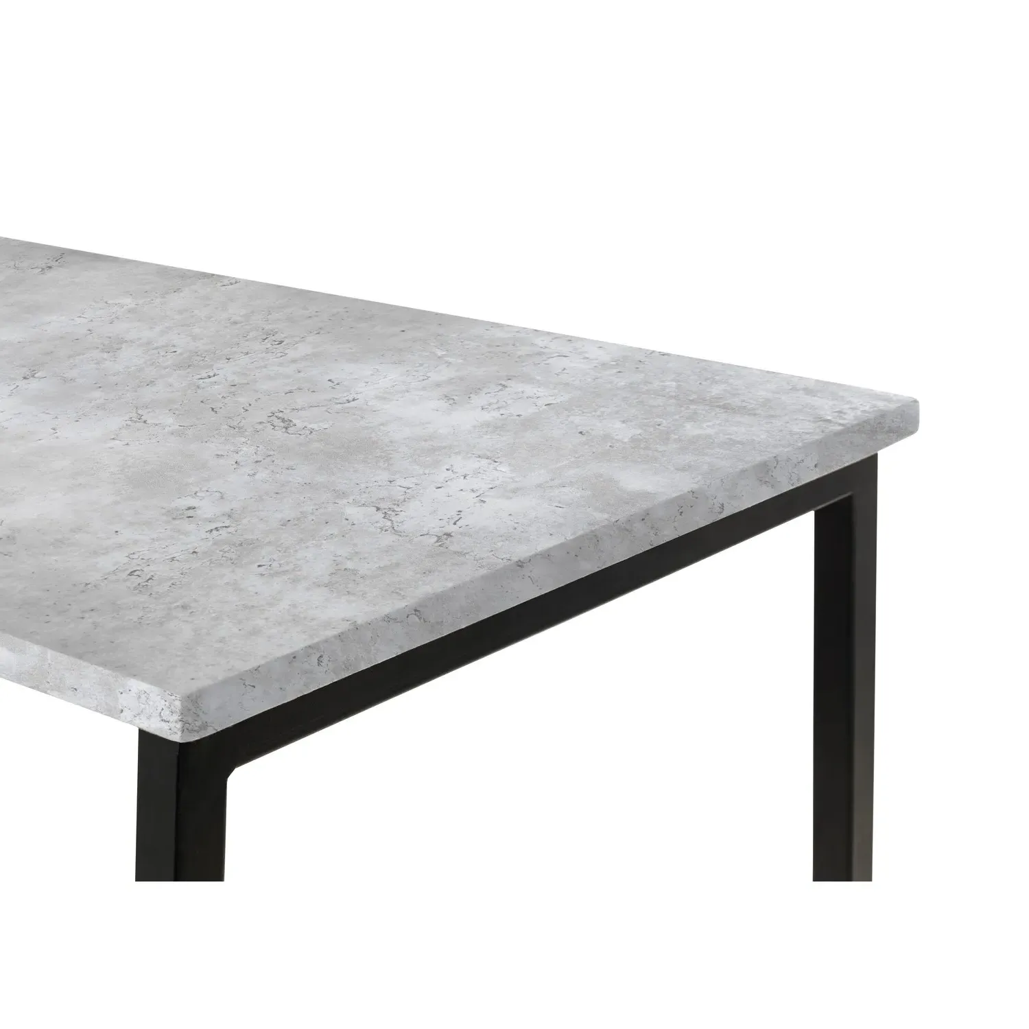 Desk with Shelves - Grey, Concrete Effect