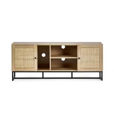 Large TV Stand with Storage - Brown, Oak