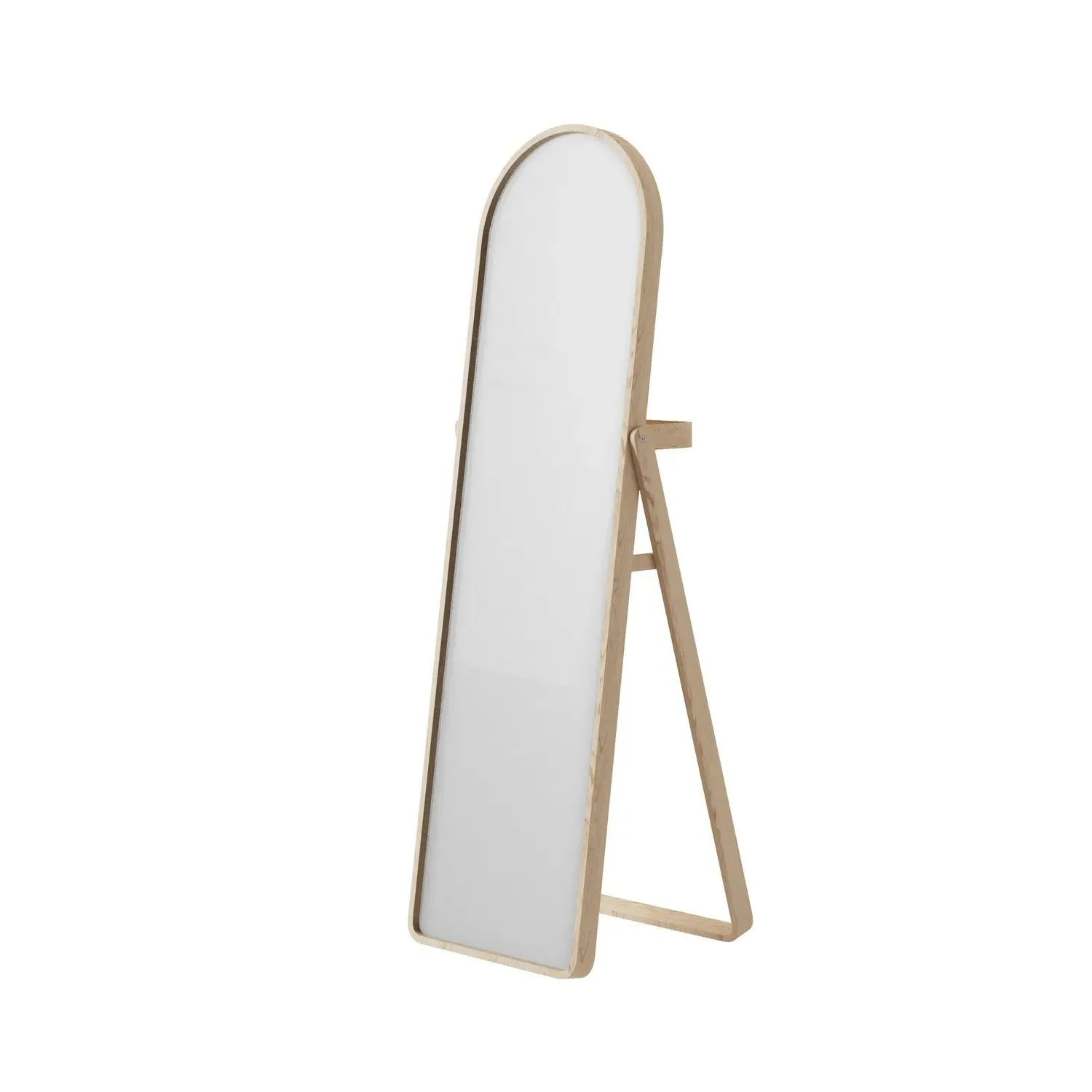 Full-Length Freestanding Mirror - Brown, Ash Wood