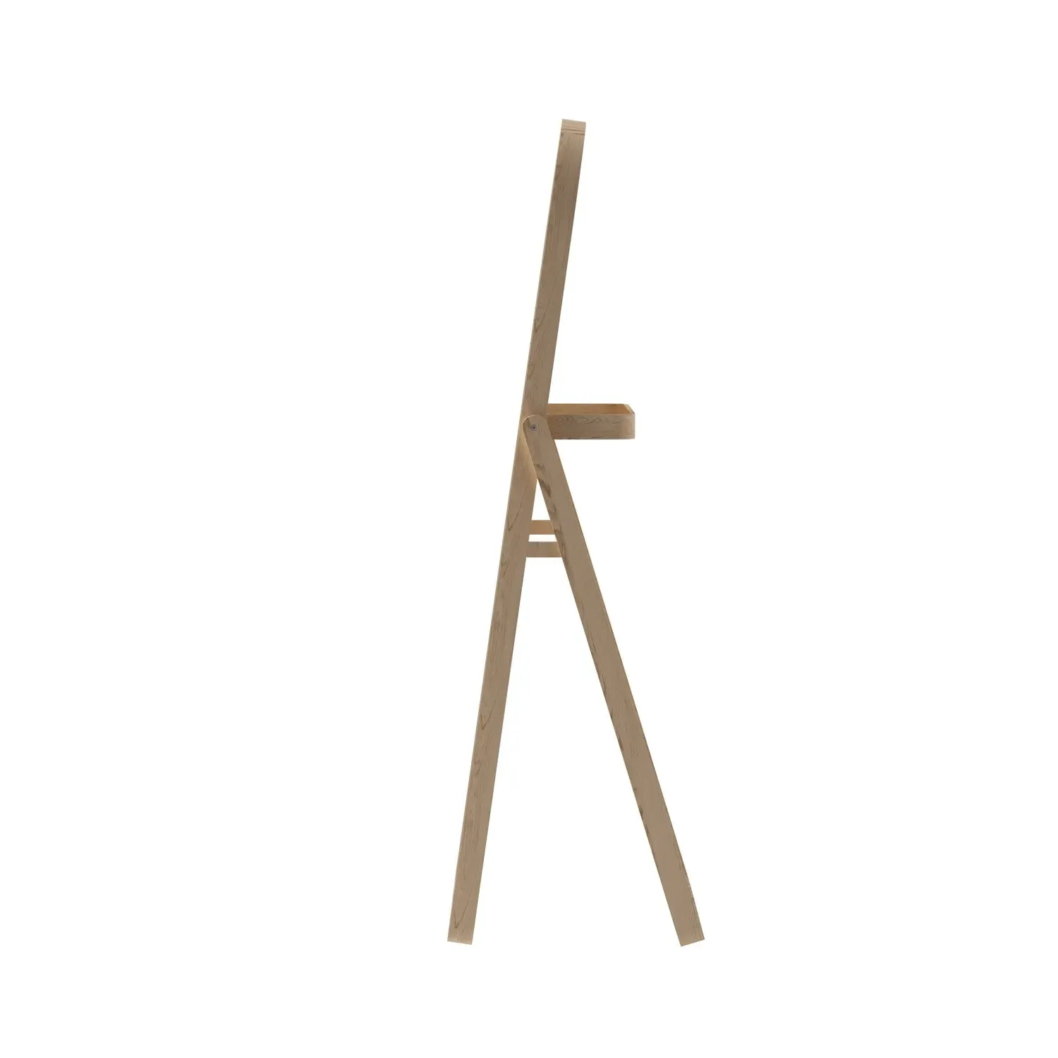 Full-Length Freestanding Mirror - Brown, Ash Wood