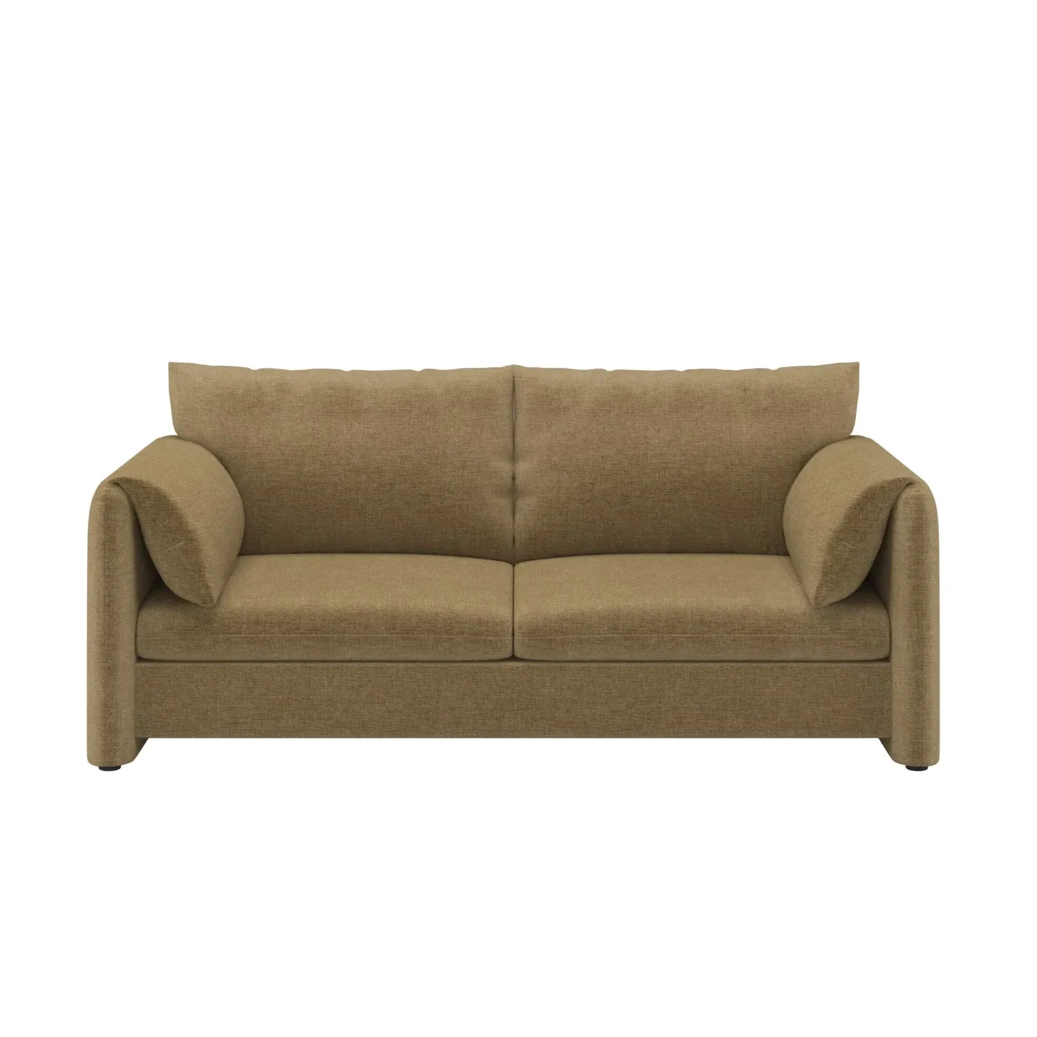 3-Seater Sofa with Removable Covers - Brown, Chenille