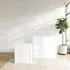 Bedside Table & Chest Set - White, High Gloss