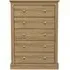5-Drawer Chest - Oak Effect, Wood