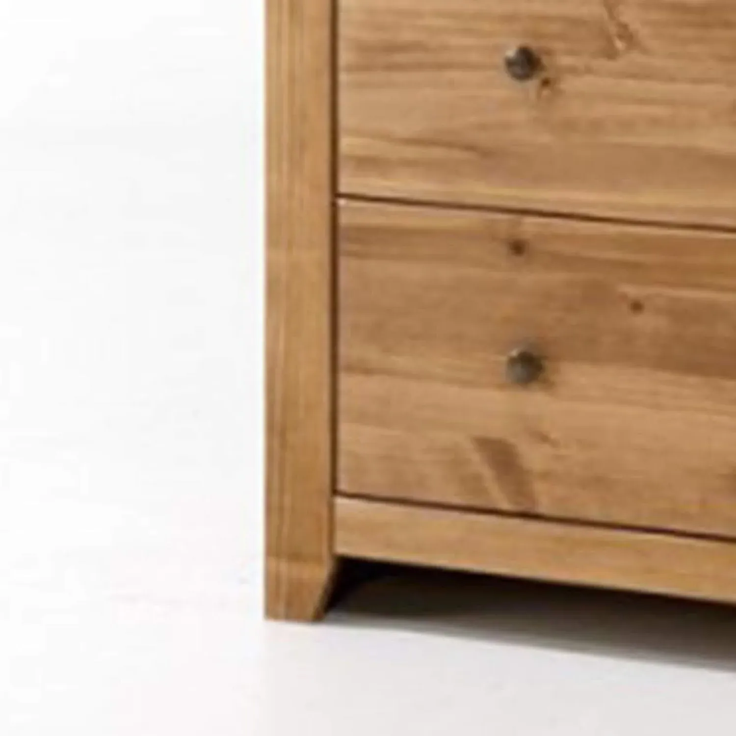 5-Drawer Chest with Metal Handles - Pine