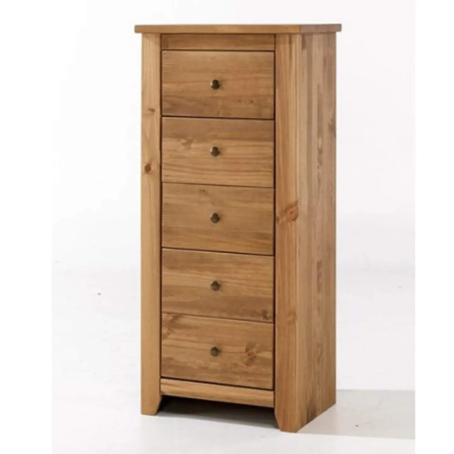 5-Drawer Tallboy Chest - Havana, Solid Pine image