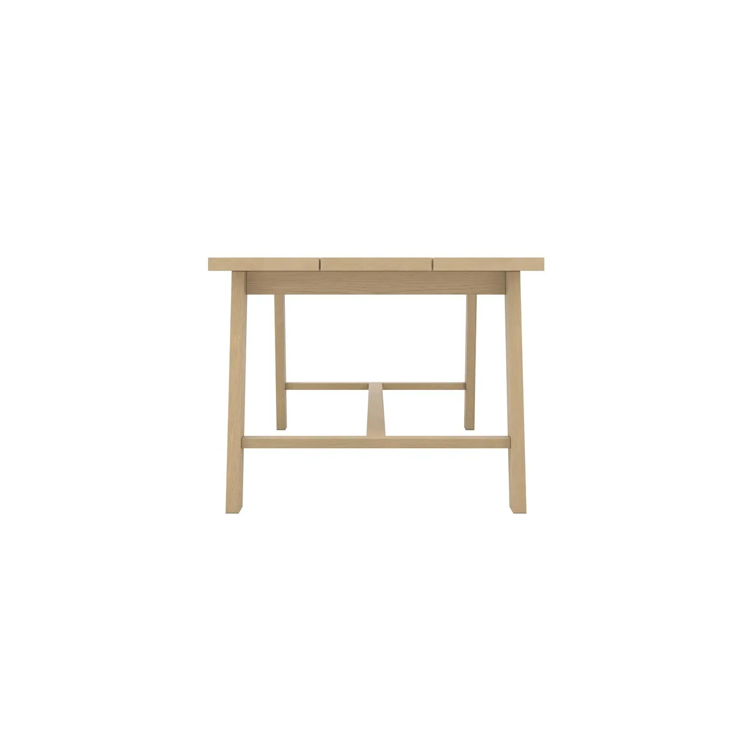 Large Rectangular Dining Table - Brown, Oak