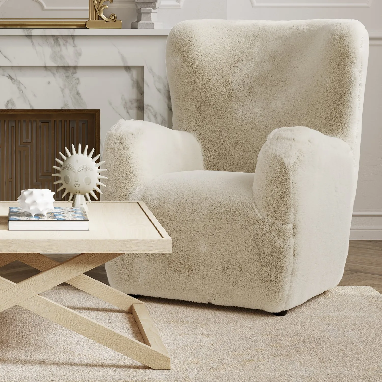 Small Square Coffee Table - Light Oak