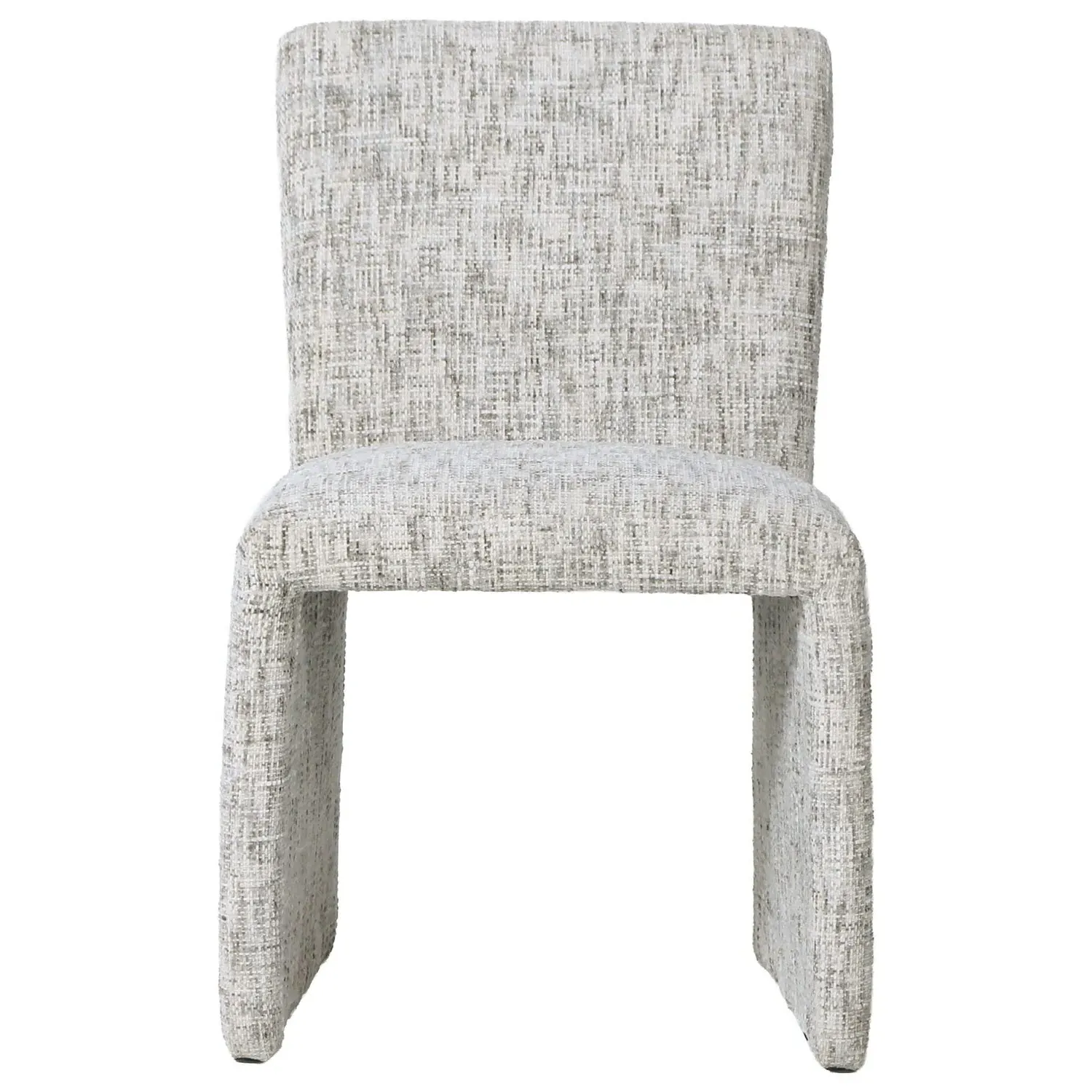 2-Piece Dining Chair Set - Grey, Chenille