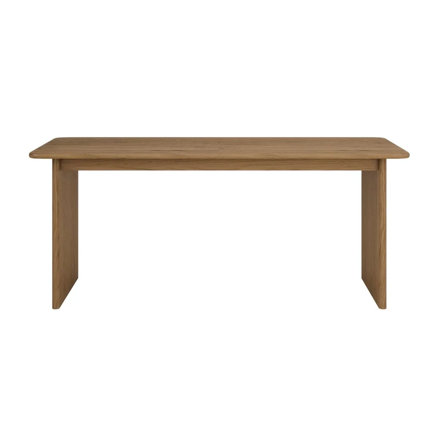 6-Seater Extendable Dining Set - Oak, Solid Wood
