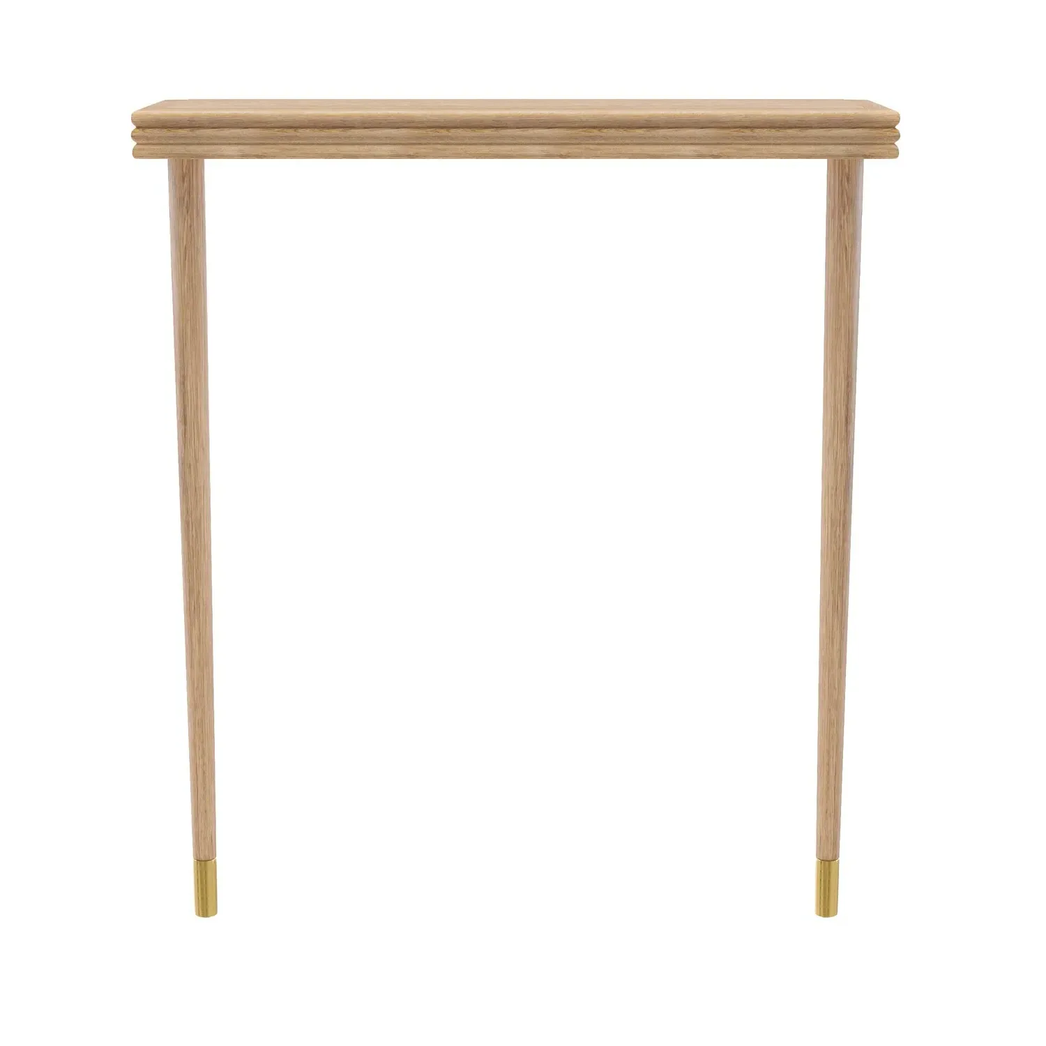 Extra Small Console Table Wall-Mounted - Brown, Oak