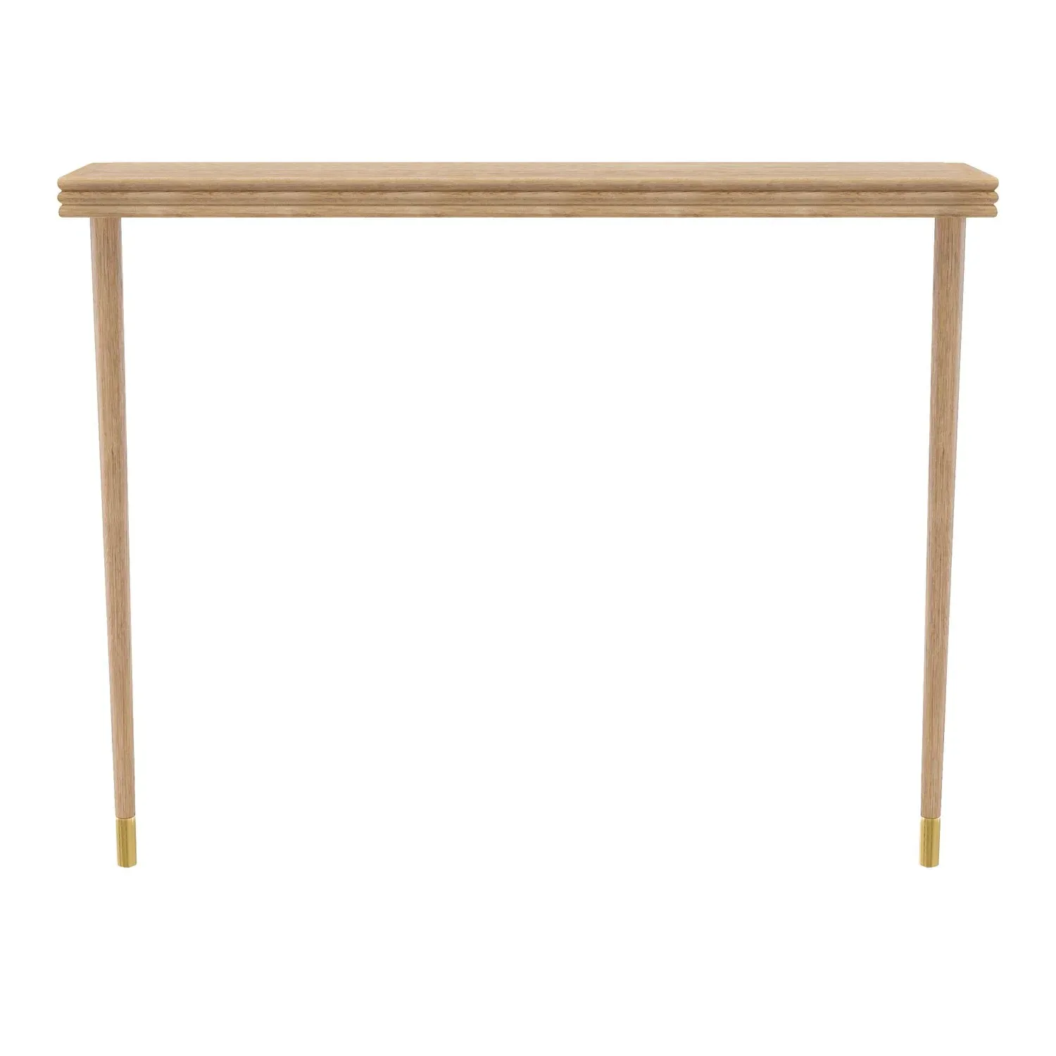 Small Console Table Wall-Mounted - Brown, Oak
