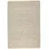 Large Hand Woven Textured Rug - Beige, Wool
