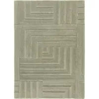 Large Wool Rug - Green, 100% Wool
