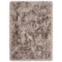 Rectangular Shaggy Rug - Beige