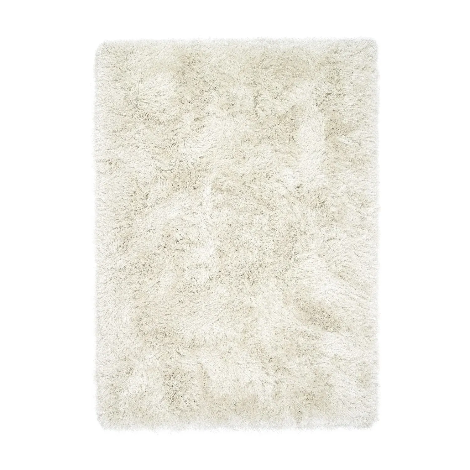 Rectangular Shaggy Rug - Cream image
