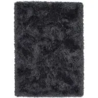 Rectangular Shaggy Rug - Grey