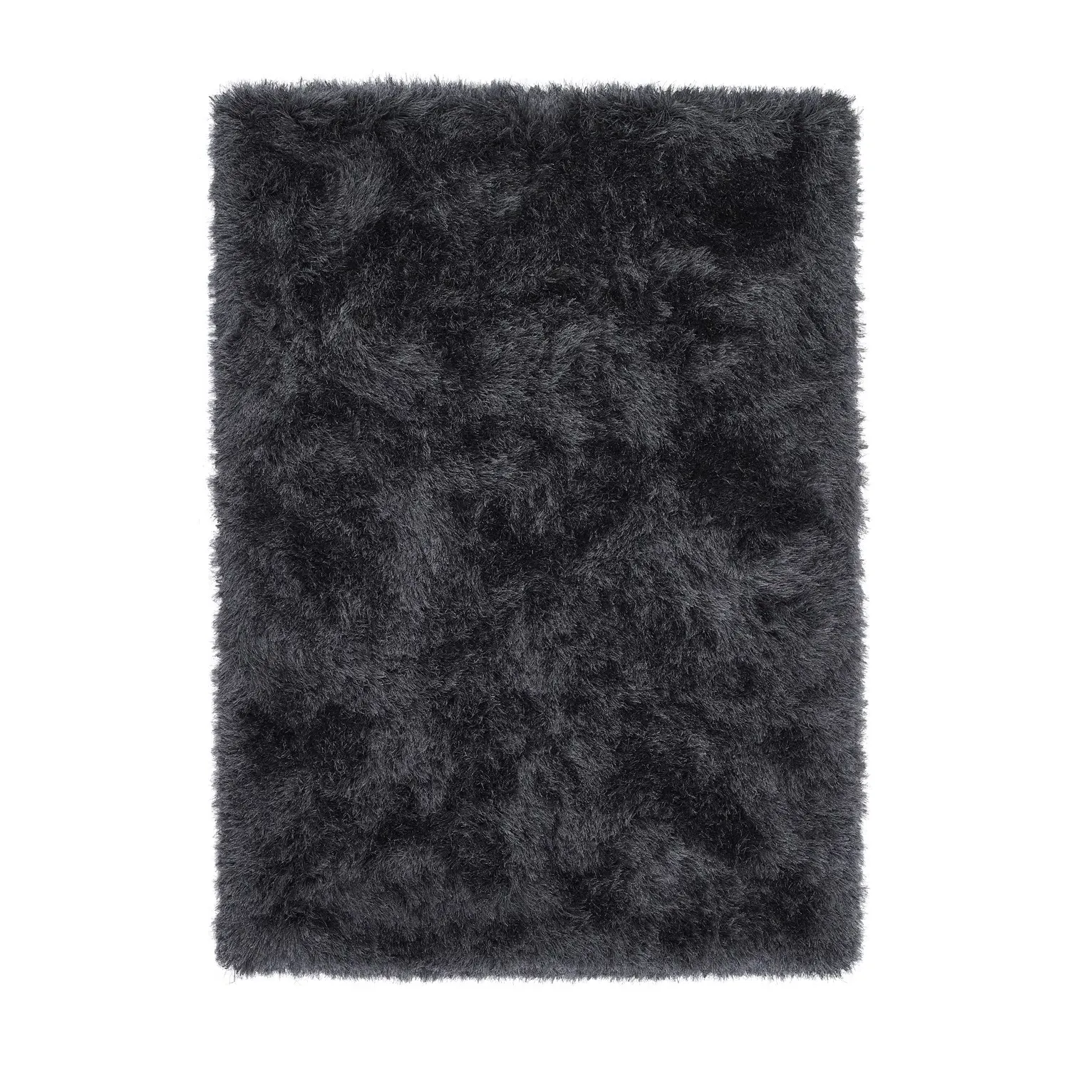 Rectangular Shaggy Rug - Grey