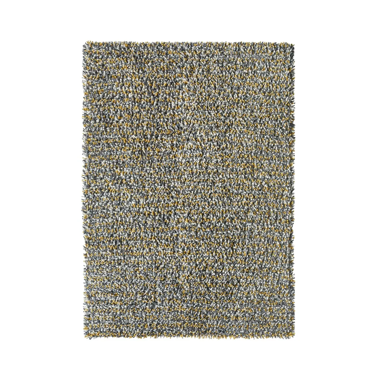 Shaggy Rug - Grey, Pure Wool