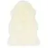 Single Sheepskin Rug - Cream, Genuine Wool